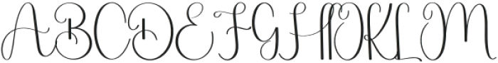 Snowing Dreaming Regular otf (400) Font UPPERCASE