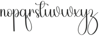 Snowing Dreaming Regular otf (400) Font LOWERCASE