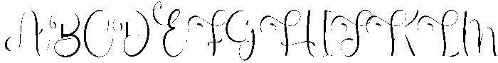 Snowing January Regular otf (400) Font UPPERCASE