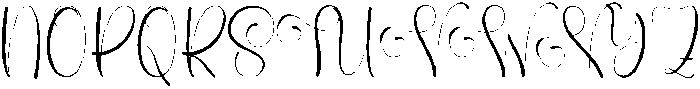 Snowing January Regular otf (400) Font UPPERCASE