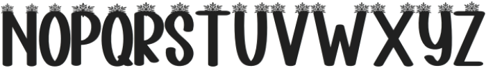 Snowith Christmas Regular otf (400) Font UPPERCASE