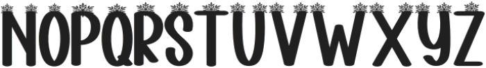 Snowith Christmas Regular otf (400) Font LOWERCASE