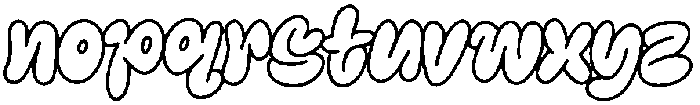 Snowkie Regular otf (400) Font LOWERCASE