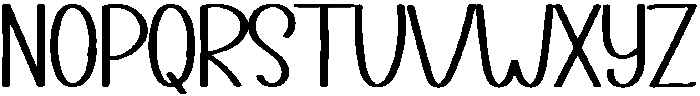 Snowman Regular otf (400) Font LOWERCASE
