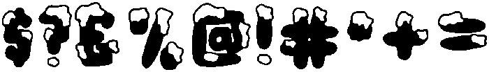 Snowman Regular otf (400) Font OTHER CHARS