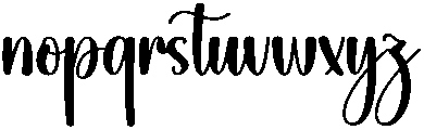 Snowman Regular otf (400) Font LOWERCASE
