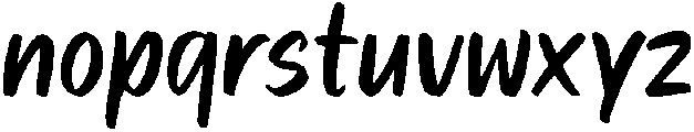 Snowman Regular otf (400) Font LOWERCASE