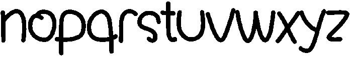 Snowman Regular otf (400) Font LOWERCASE