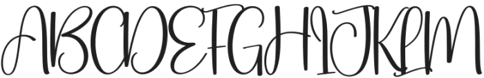 Snowsky Regular otf (400) Font UPPERCASE