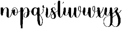 Snowthing Regular otf (100) Font LOWERCASE