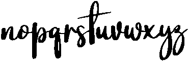 Snowy Regular otf (400) Font LOWERCASE