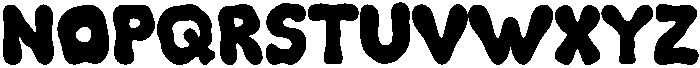 Snowy Regular otf (400) Font UPPERCASE