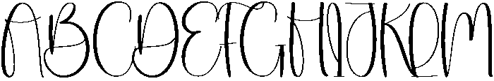Snowy Regular otf (400) Font UPPERCASE
