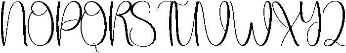 Snowy Regular otf (400) Font UPPERCASE