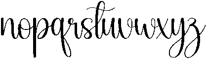 Snowy Regular otf (400) Font LOWERCASE
