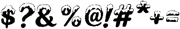 Snowy Smile Distort otf (400) Font OTHER CHARS