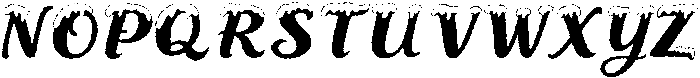 Snowy Smile Distort otf (400) Font UPPERCASE