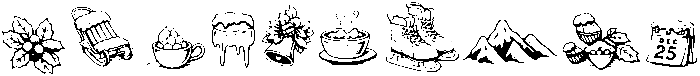 Snowy Smile Doodles otf (400) Font OTHER CHARS