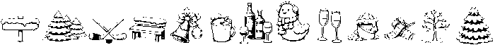 Snowy Smile Doodles otf (400) Font LOWERCASE