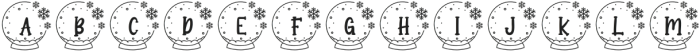 SnowyChristmasMonogram-Reg otf (400) Font LOWERCASE