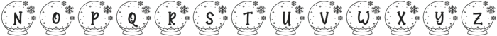 SnowyChristmasMonogram-Reg otf (400) Font LOWERCASE