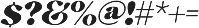 Snug Italic otf (400) Font OTHER CHARS