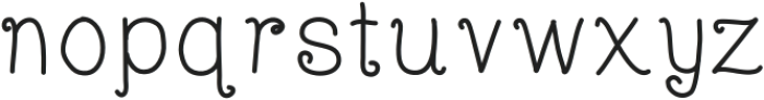 Snuggle Notes Medium otf (500) Font LOWERCASE