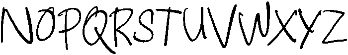 Snuggle Script Regular otf (400) Font UPPERCASE