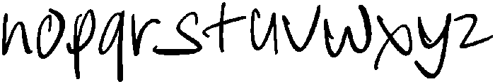 Snuggle Script Regular otf (400) Font LOWERCASE