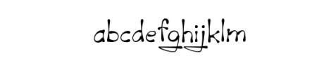 Snow White.ttf Font LOWERCASE