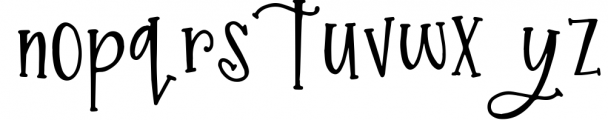 Snicket Font LOWERCASE