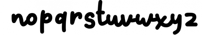 Snow Doodle | Handwritten Monoline Font Font LOWERCASE