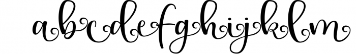 Snowdrop Font LOWERCASE