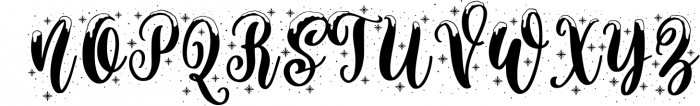 Snowember Font UPPERCASE