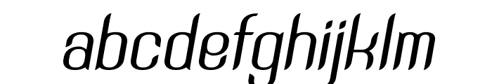 SNT Anouvong Italic Font LOWERCASE