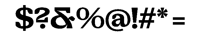 Snack Rush DEMO VERSION Font OTHER CHARS
