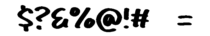 Snake Break Font OTHER CHARS