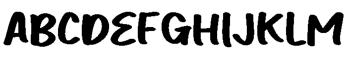 Snake Break Font UPPERCASE