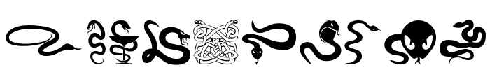 Snake Mix Font OTHER CHARS