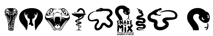 Snake Mix Font OTHER CHARS