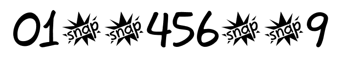 Snappy Fingers DEMO Regular Font OTHER CHARS