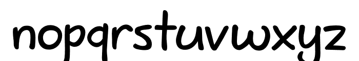 Snappy Fingers DEMO Regular Font LOWERCASE
