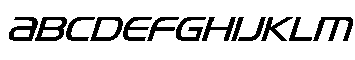 Snasm Light Italic Font UPPERCASE