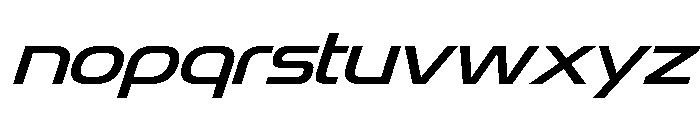 Snasm Light Italic Font LOWERCASE