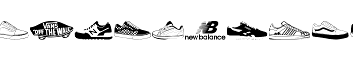 Sneakers Font LOWERCASE