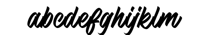 Snooky Font LOWERCASE
