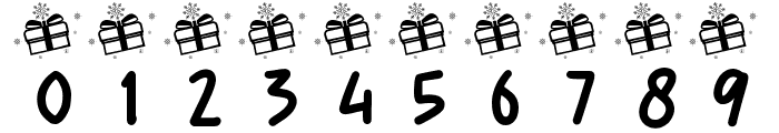 Snow Boom Christmas Font OTHER CHARS