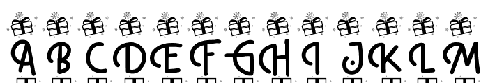 Snow Boom Christmas Font UPPERCASE