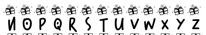 Snow Boom Christmas Font LOWERCASE
