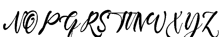 Snow December Font UPPERCASE